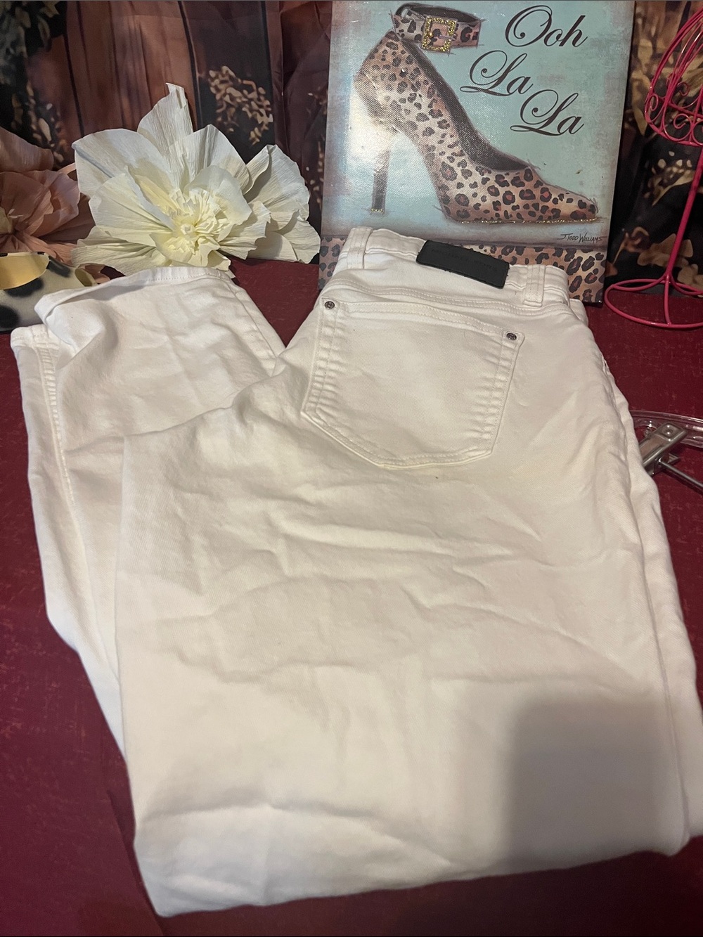 Michael Kors White Skinny Jeans